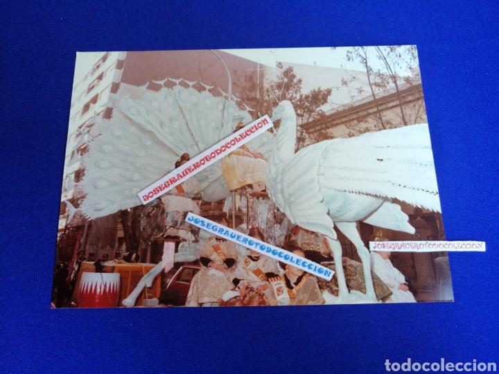 Fotograf&iacute;a antigua: CARROZA FALLERA FALLAS DE VALENCIA - Foto 1