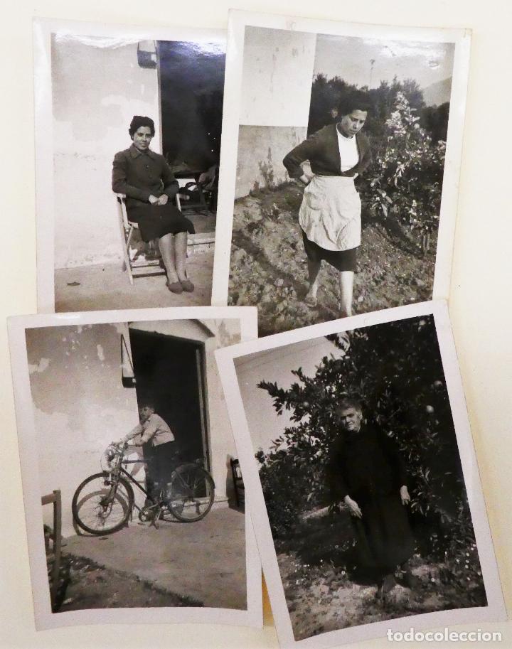 Fotograf&iacute;a antigua: Lote de viejas fotograf&iacute;as de la localidad de Jativa