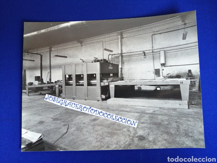 Photographie ancienne: MAQUINARIA FABRICA FOTOGRAF&Iacute;A