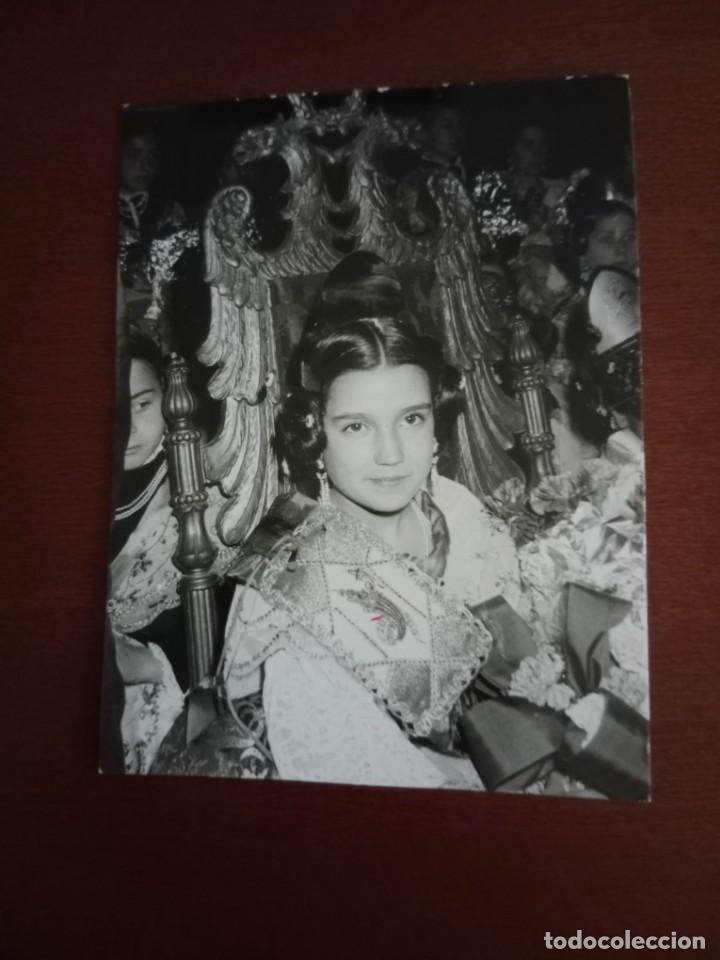 Fotograf&iacute;a antigua: FALLERA MAYOR MILAGROS AGUILAR - FALLA CONVENTO JERUSALEN - PARADOR SO NELO - A&Ntilde;OS 60