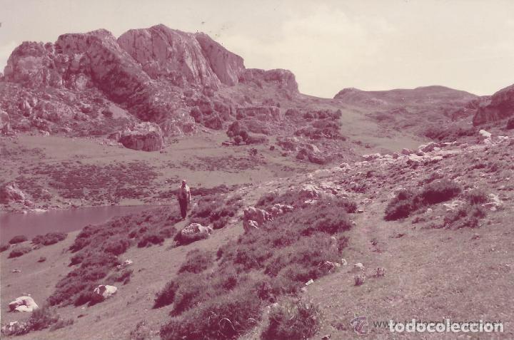 Photographie ancienne: :::: B688 - FOTOGRAFIA - LAGO DE LA ERCINA - ASTURIAS