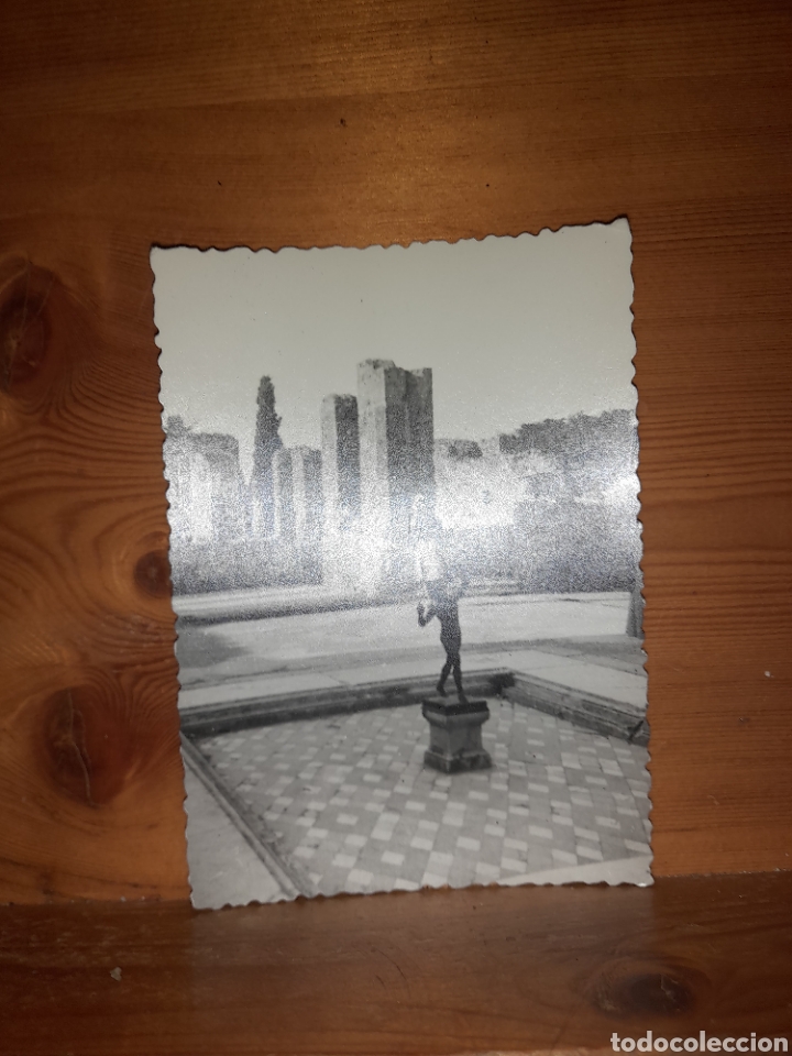 Fotograf&iacute;a antigua: ANTIGUA UNICA ? FOTOGRAF&Iacute;A ORIGINAL CASA DEL FAUNO POMPEYA ITALIA CHICA PASEANDO SIN MAS DATOS