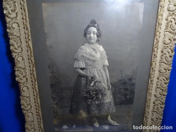 Antique Photography: FOTOGRAF&Iacute;A DE CHICA VESTIDA EN CONJUNTO T&Iacute;PICO. FIRMADO SAGRISTA FOT&Oacute;GRAFO.