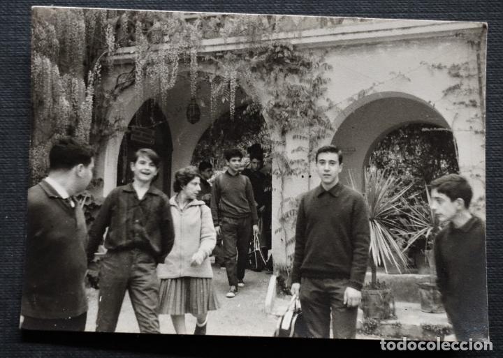 Fotograf&iacute;a antigua: Fotograf&iacute;a realizada en el Jard&iacute;n Bot&aacute;nico de Blanes el a&ntilde;o 1964, alumnos de 5&ordm;, Pias Hospitalet