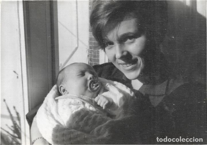 Photographie ancienne: :::: HH34 - FOTOGRAFIA - SE&Ntilde;ORA CON BEB&Eacute; EN BRAZOS