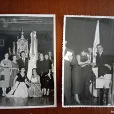 Fotografía antigua: 2 FOTOGRAFIA JUVENTUD PANADERA DE VALENCIA - VIRGEN DESAMPARADOS - AÑOS 50/60. Lote 365857631