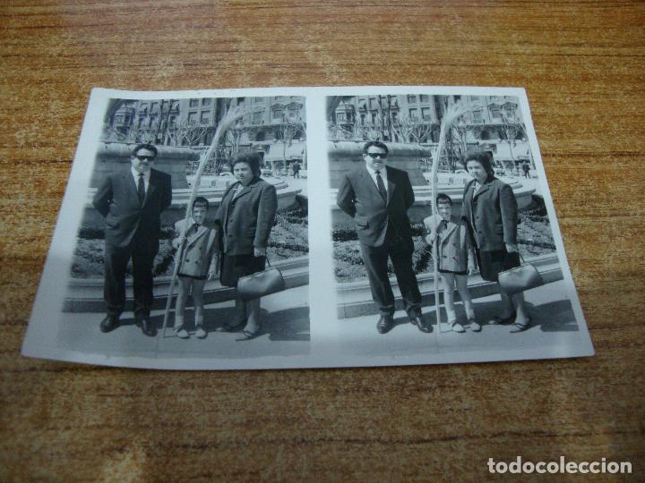 Fotograf&iacute;a antigua: FOTO FAMILIAR DIA DE LA PALMA DOMINGO DE RAMOS DOBLE 14 X 9 CM