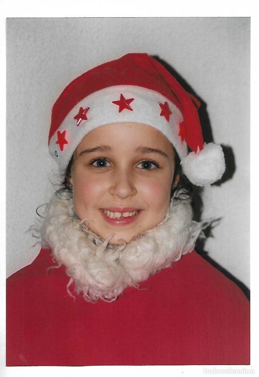 Fotograf&iacute;a antigua: PD-FOTOGRAFIA ANTIGUA DE UNA NI&Ntilde;A DE PAPA NOEL - FOTO - - - -