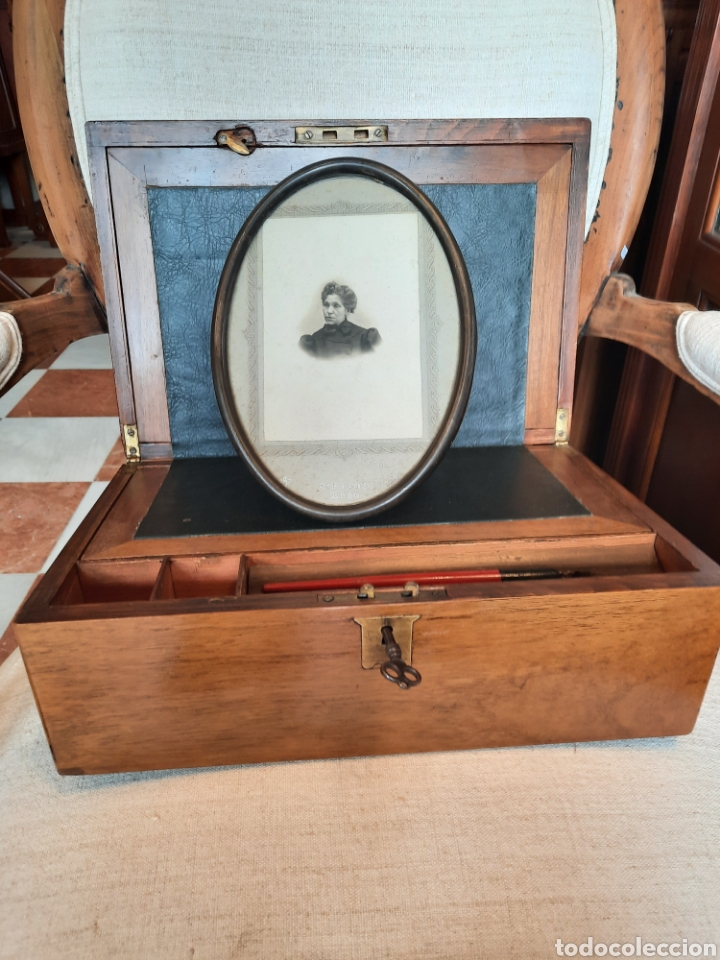 Fotograf&iacute;a antigua: FOTOGRAF&Iacute;A ANTIGUA CON MARCO ORIGINAL EN METAL