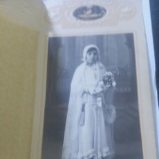 Fotografía antigua: ANTIGUA FOTOGRAFÍA PRECIOSO RECORDATORIO DE 1ª COMUNIÓN-NOVELLA ÉPOCA 1905 A 1910 VALENCIA