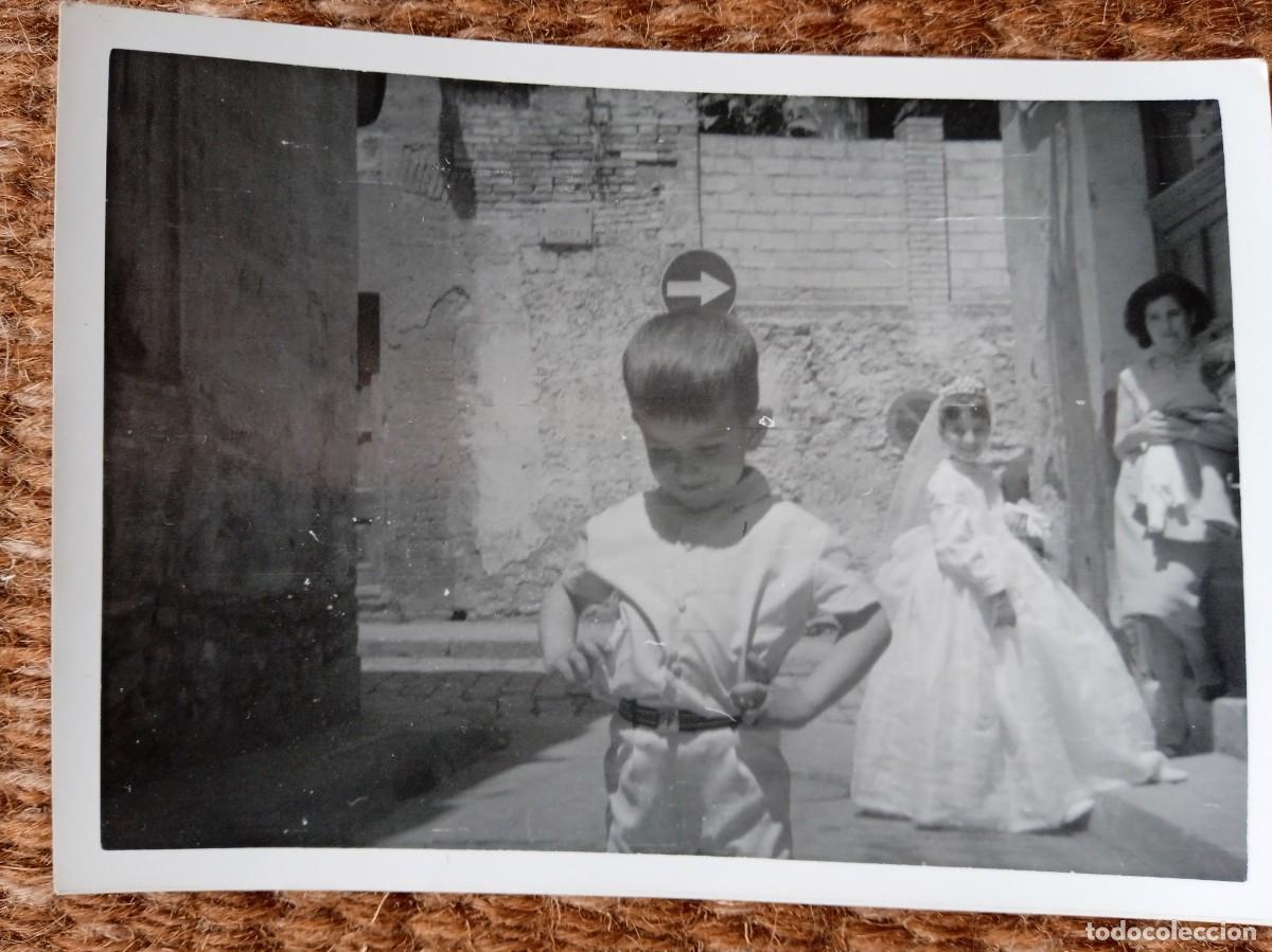Fotografia antiga: NI&Ntilde;OS - NI&Ntilde;A VESTIDA DE COMUNION