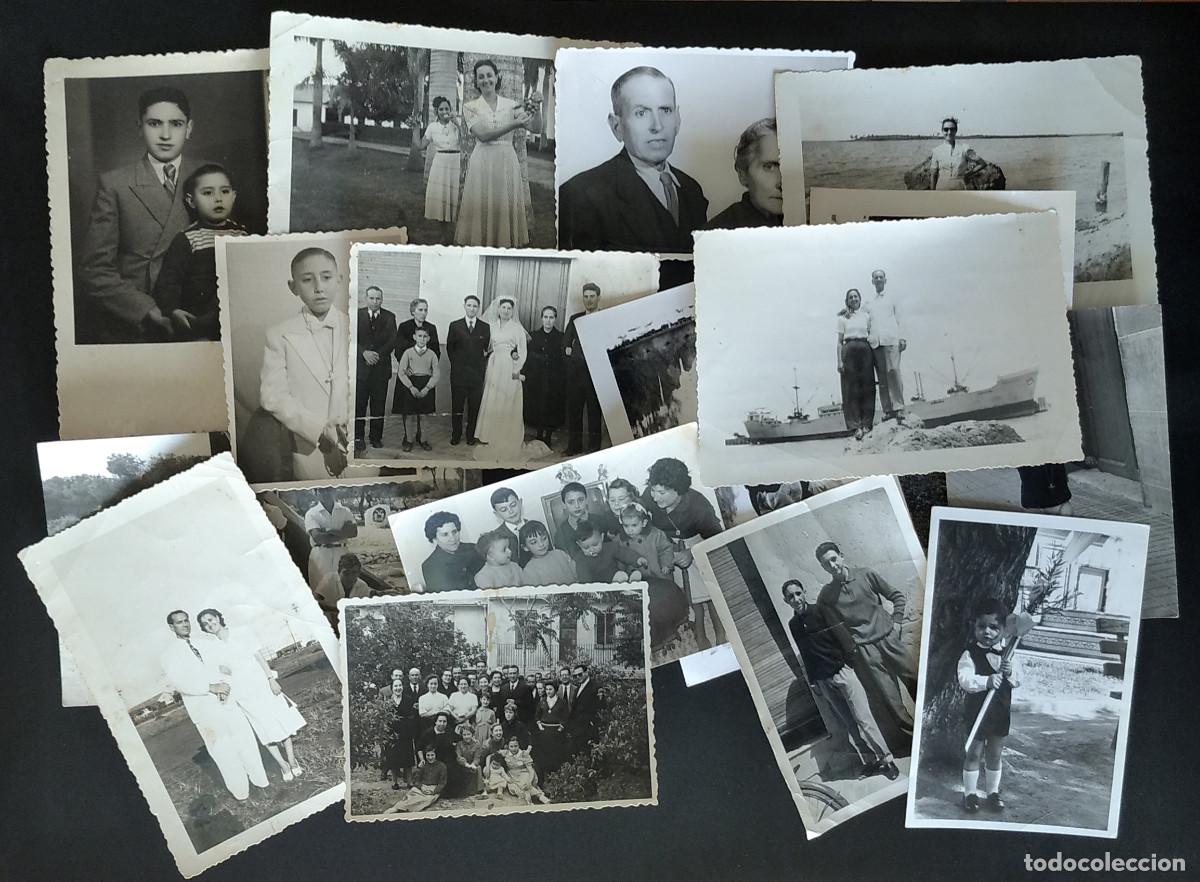 Fotograf&iacute;a antigua: Lote 16 fotograf&iacute;as con algunas dedicatorias. A&ntilde;os 40-60. Sin fot&oacute;grafo. Procedencia Alicante