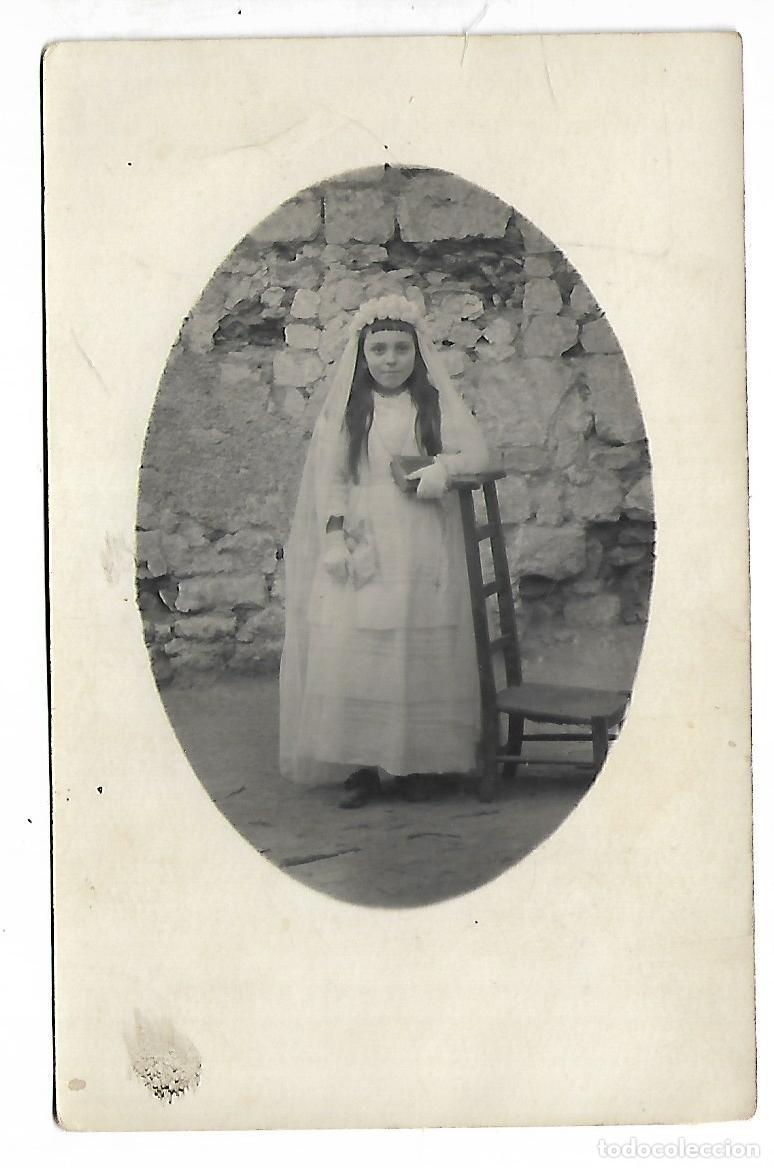 Fotografia antiga: EM50- BONITA FOTOGRAFIA ANTIGUA DE UNA NI&Ntilde;A DE COMUNION- FOTO - A&Ntilde;OS 20