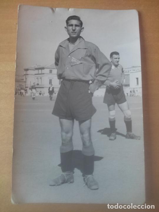 Fotografia antiga: GETAFE CORBALAN 1949 JUGADOR FUTBOL FOTO ORIGINAL EPOCA 14 X 8,8 CM