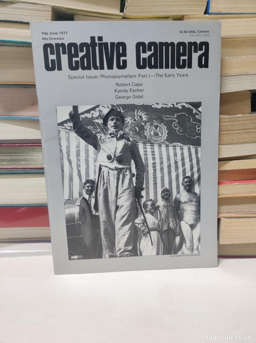 Fotograf&iacute;a antigua: CREATIVE CAMERA ROBERT CAPA / KAROLY ESCHER / GEORGE GIDAL - Foto 1