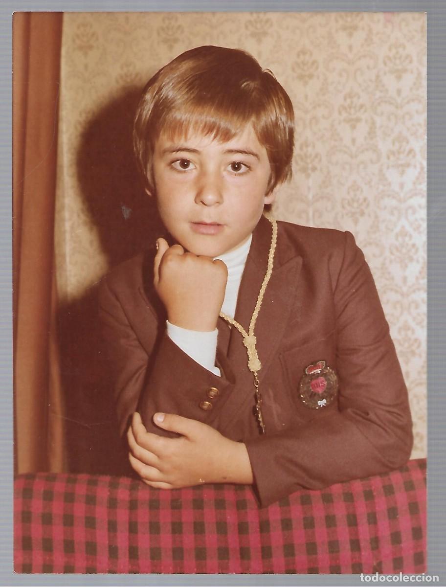 Fotograf&iacute;a antigua: M38-BONITA FOTOGRAFIA DE UN NI&Ntilde;O CON EL UNIFORME DEL COLEGIO-FOTO-IBERICA-REPB.ARGENTINA,13- SEVILLA