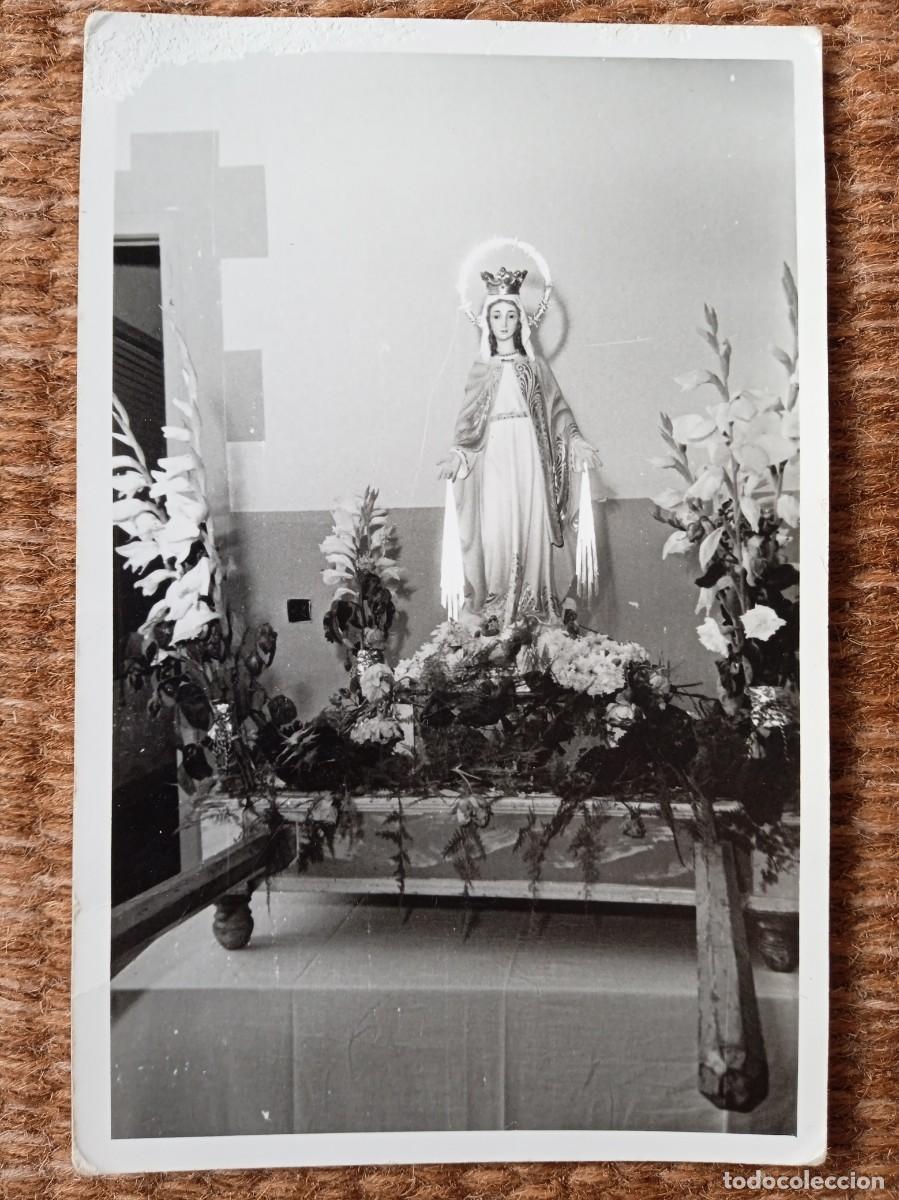 Antique Photography: PASO RELIGIOSO VIRGEN - FOTO F. ROLDAN - VALL DE UXO - CASTELLON
