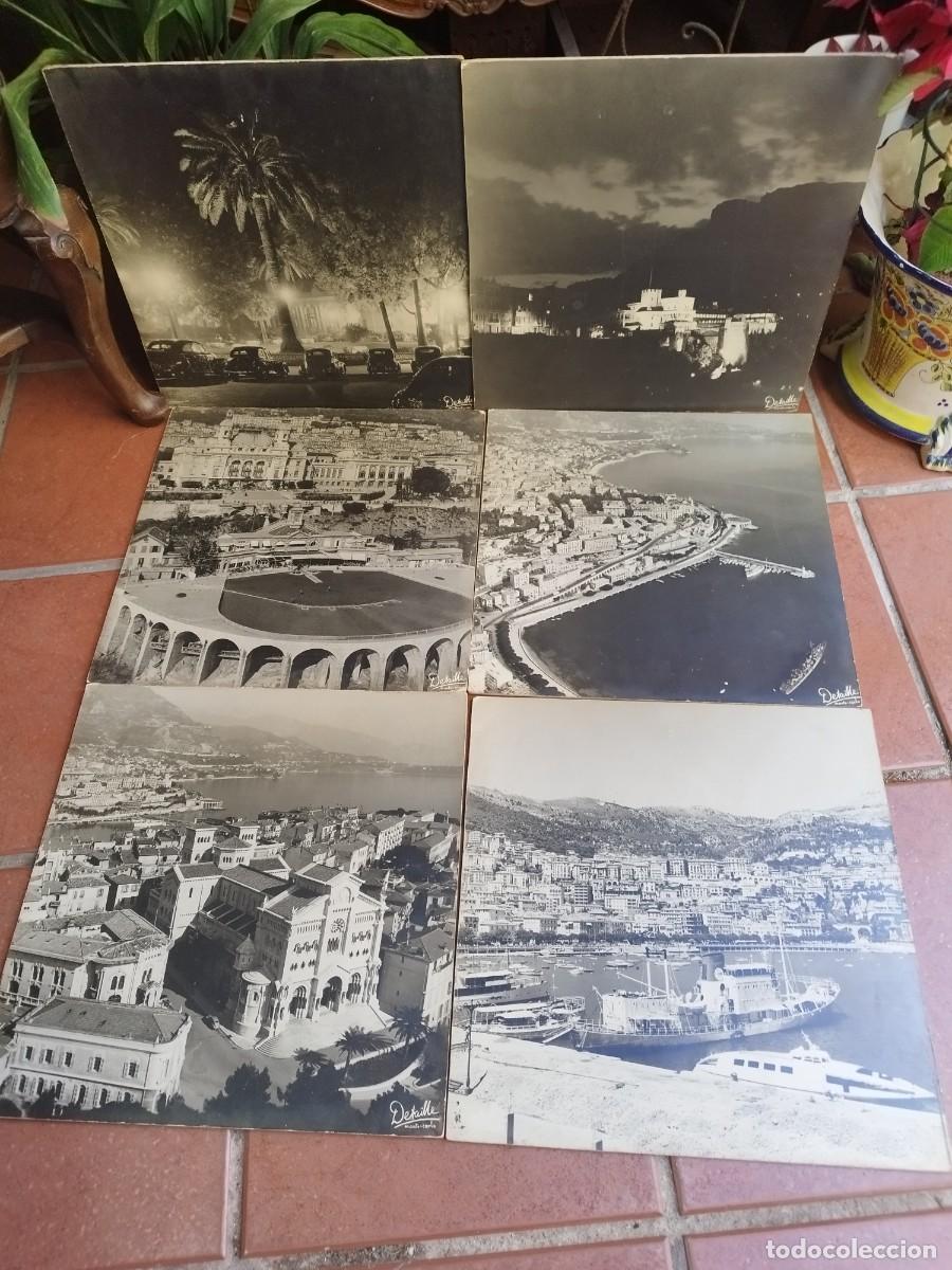 Fotograf&iacute;a antigua: Antiguo Lote de 6 Cuadros - Fotograf&iacute;as del Principado de M&oacute;naco - Montecarlo -