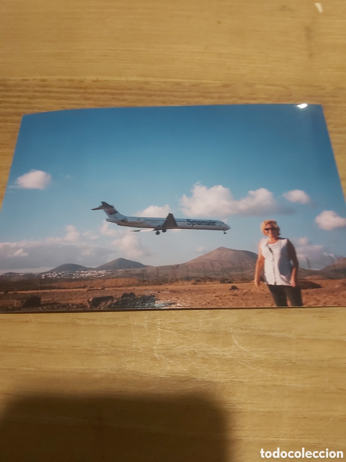 Fotografia antica: Foto aterrizaje avi&oacute;n spanair