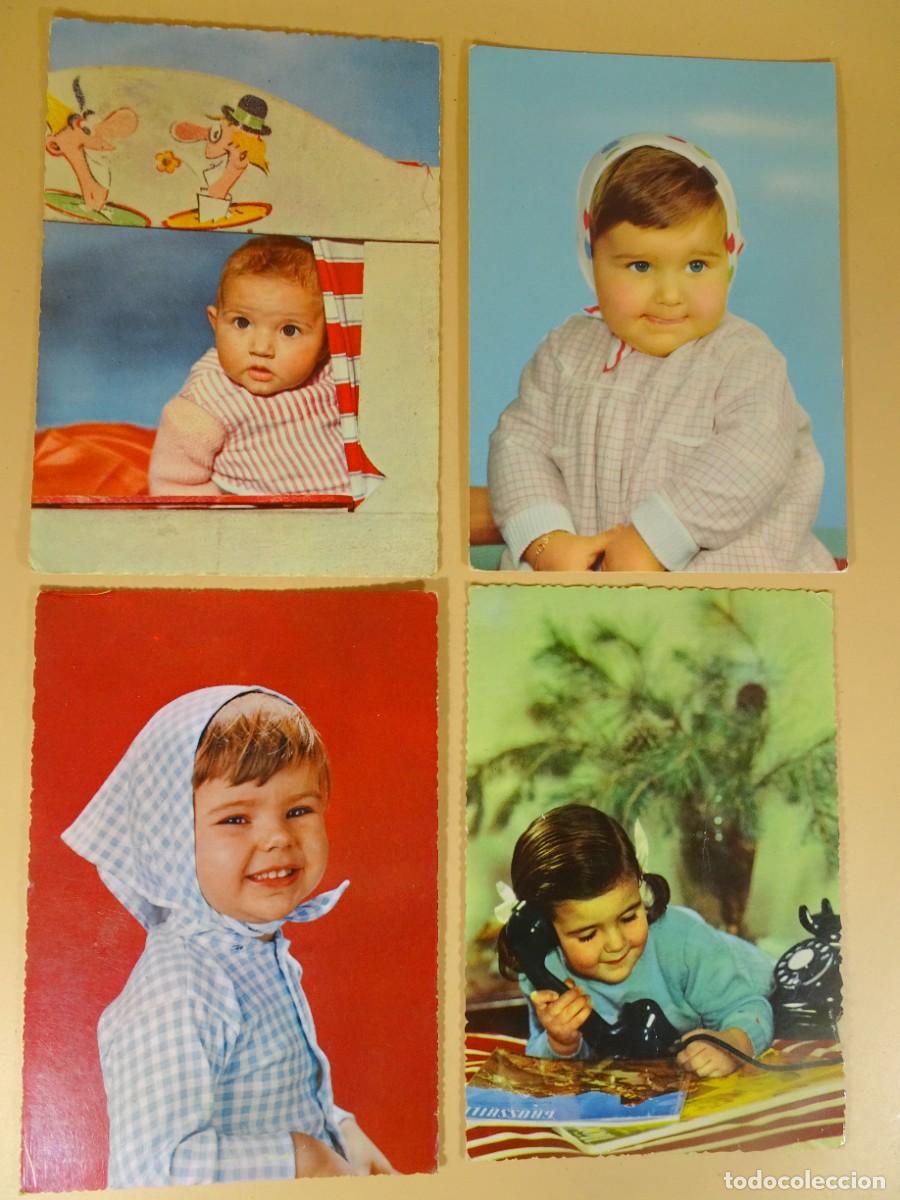 Fotografia antica: 4 ANTIGUAS TARJETAS POSTALES , NI&Ntilde;OS, VER FOTOS