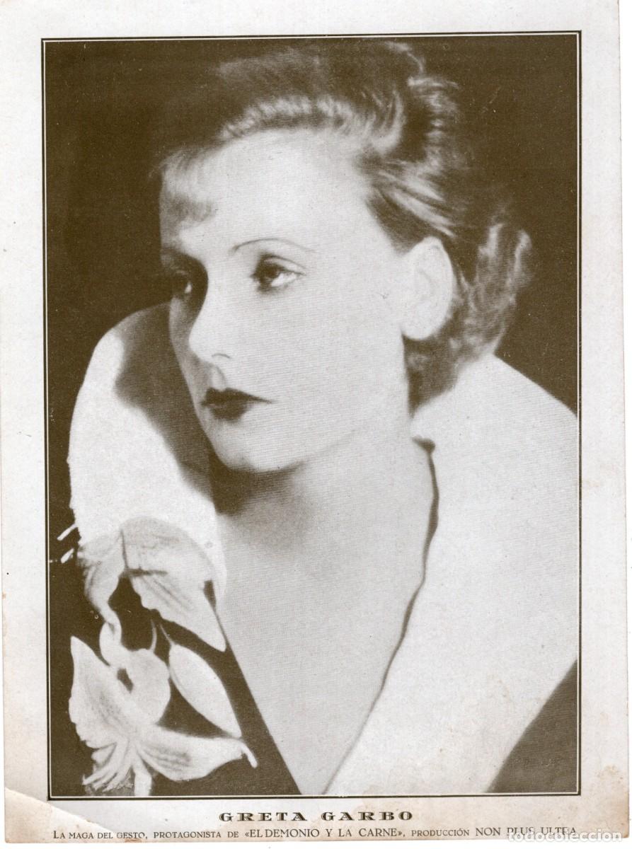 Fotograf&iacute;a antigua: GRETA GARBO - Foto 1