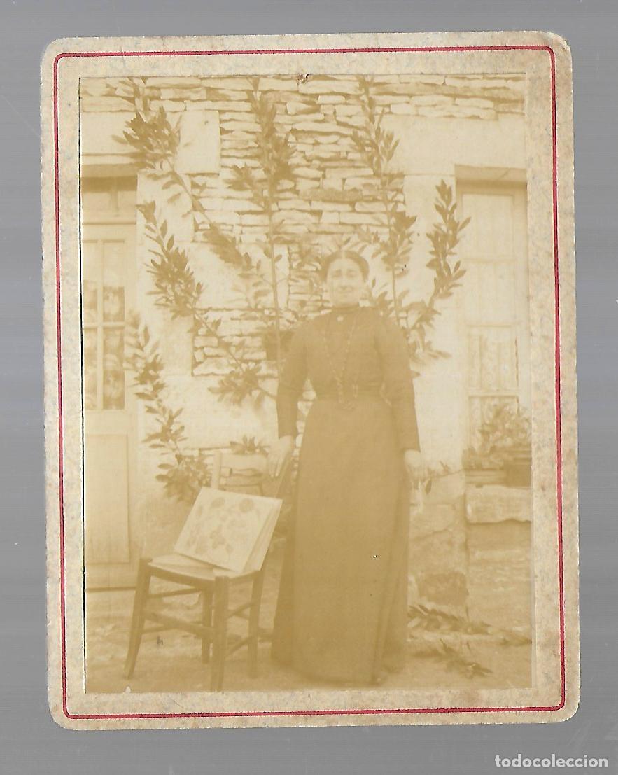 Photographie ancienne: E110- FOTOGRAFIA ANTIGUA SOBRE CARTON - UNA DAMA - FOTO - DE Pcp. DEL SIGLO XX