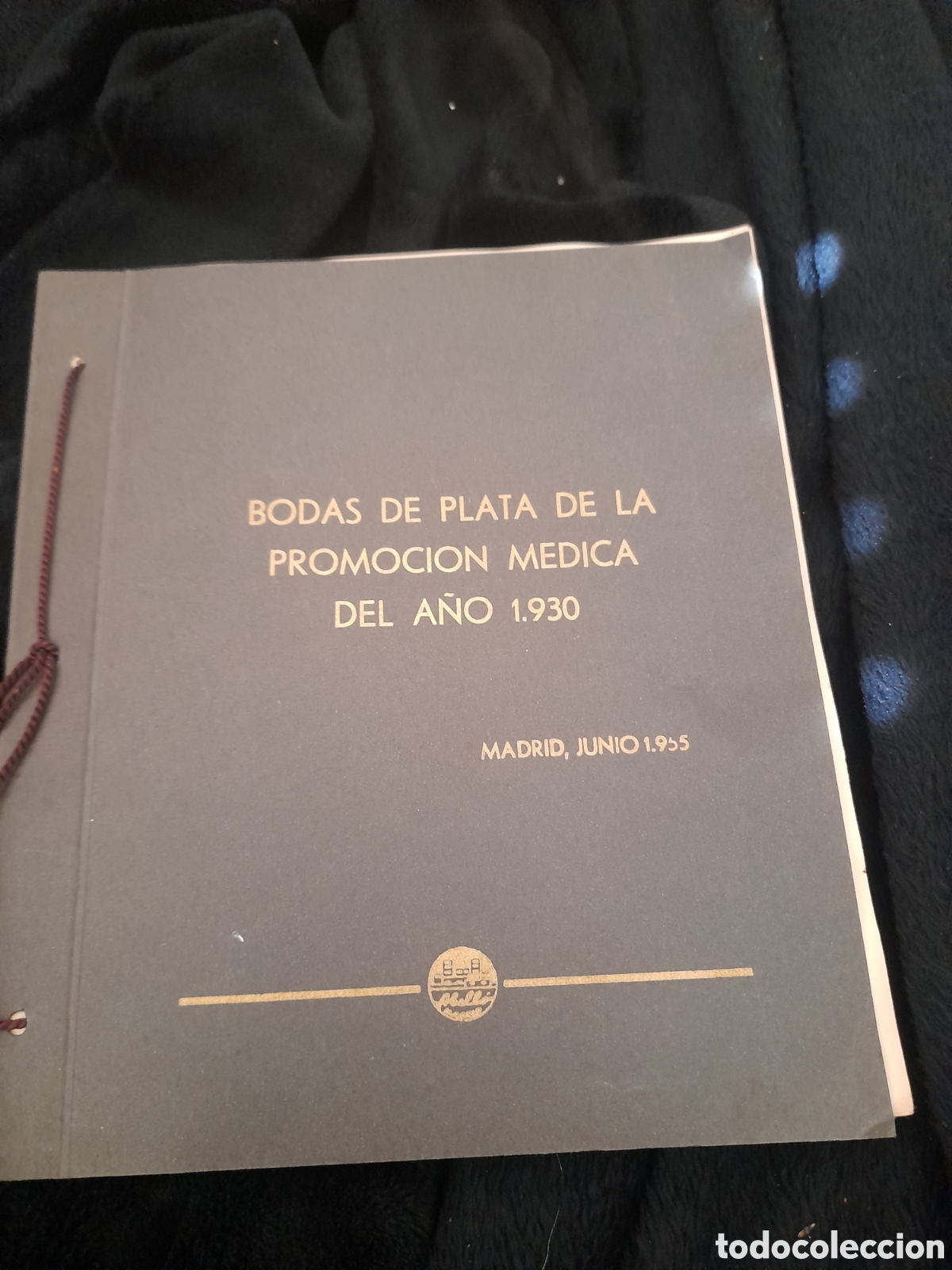 Fotograf&iacute;a antigua: Album fotogr&aacute;fico Bodas de plata de la promoci&oacute;n m&eacute;dica del a&ntilde;o 1930 Madrid,1955, 34 fotos