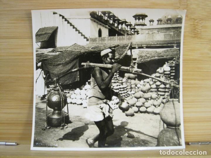 Fotograf&iacute;a antigua: LA INDIA-AGRA-MERCADO-FOTOGRAFIA ANTIGUA-SELLO EN SECO ARXIU MAS-VER FOTOS-(K-9260)