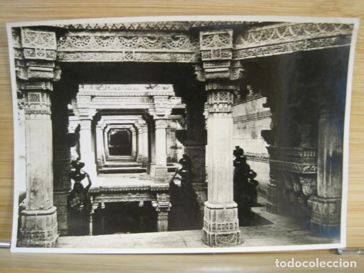 Fotograf&iacute;a antigua: LA INDIA-AHMEDABAT-TEMPLO-FOTOGRAFIA ANTIGUA-SELLO EN SECO ARXIU MAS-VER FOTOS-(K-9264)