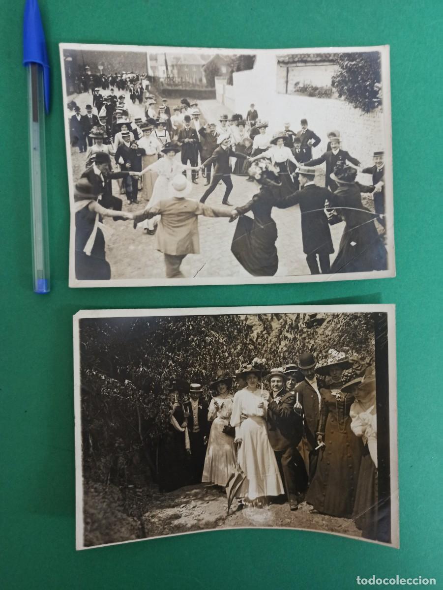 Fotograf&iacute;a antigua: 2 Antiguas fotografias francesas Principio S. XX. A identificar. Fotografo Charles Delius.