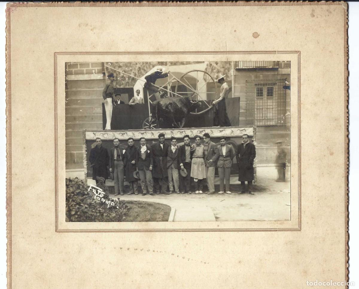 Fotograf&iacute;a antigua: ANTIGUA FOTOGRAF&Iacute;A- EL PAS DE FULLA. CASTELL&Oacute;N. FOTO TORMO. TAUROMAQUIA. 1923