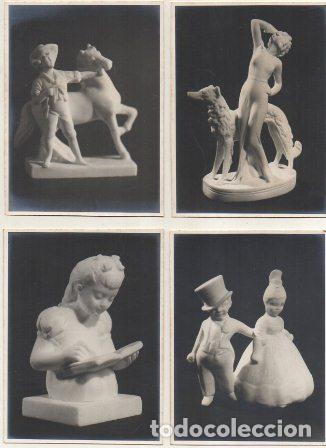 Fotografia antiga: FOTOGRAFIA ARTISTICA. 15 FOTOS ESTUDIO OSCAR JOVER. FIGURAS EN MARMOL. 11,8X8,8 CM. FOTVAR-131