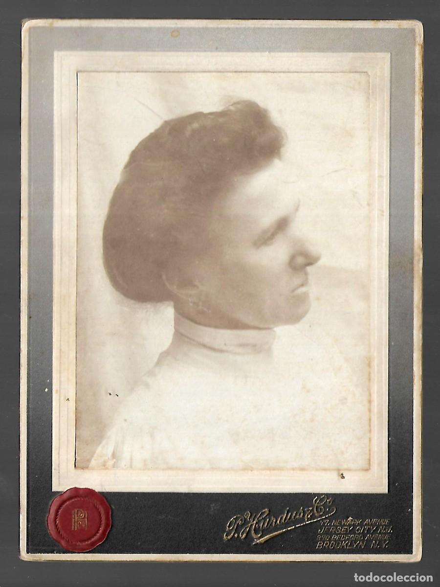 Antique Photography: M250-FOTOGRAFIA ANTIGUA - UNA DAMA - FOTO - HURDUSX - NUEVA YORK