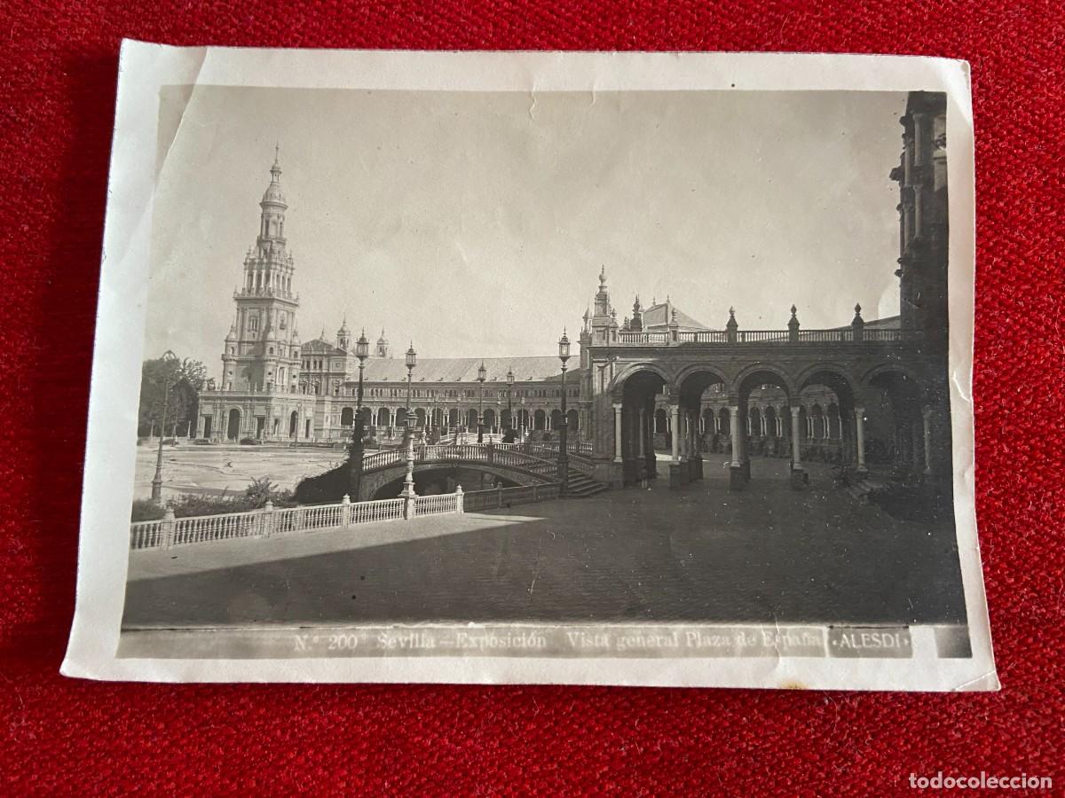Alte Fotografie: R23461 FOTO FOTOGRAFIA # 200 EXPOSICION VISTA GENERAL PLAZA DE ESPA&Ntilde;A SEVILLA 1929 ALESDI