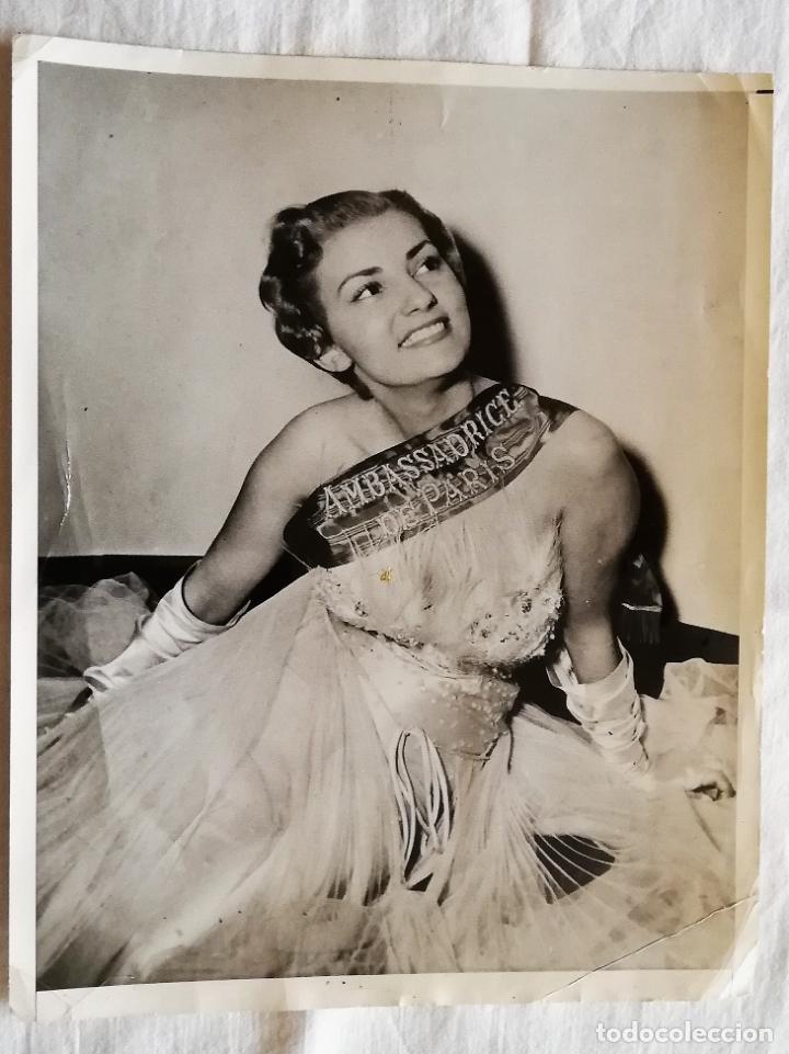 Fotografia antica: ANTIGUA FOTOGRAF&Iacute;A / OLD PHOTOGRAPH: AMBASSADRICE DE PARIS (1940-50)