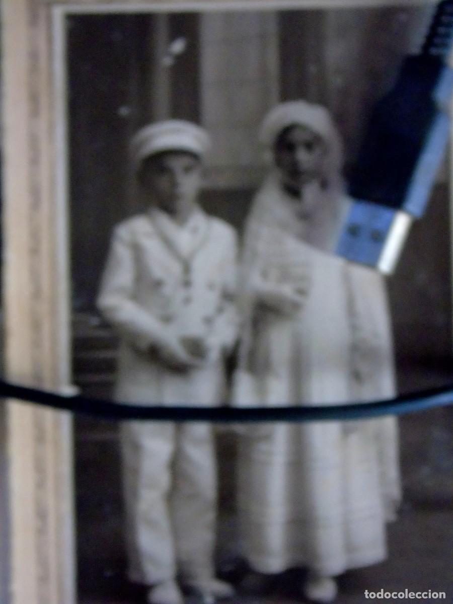 Fotograf&iacute;a antigua: FOTOGRAFIA RETRATO NI&Ntilde;O Y NI&Ntilde;A VESTDOS DE COMUNION A&Ntilde;OS 1900 SOPORTE CARTON