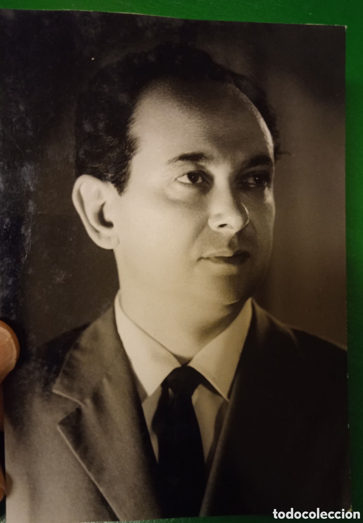 Fotograf&iacute;a antigua: Autografo cantante artista de &Oacute;pera