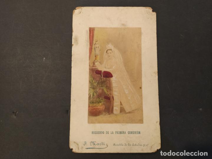 Fotograf&iacute;a antigua: RECUERDO DE LA PRIMERA COMUNION-FOTO F. MARTI-FOTOGRAFIA ANTIGUA-VER FOTOS-(K-10.625)