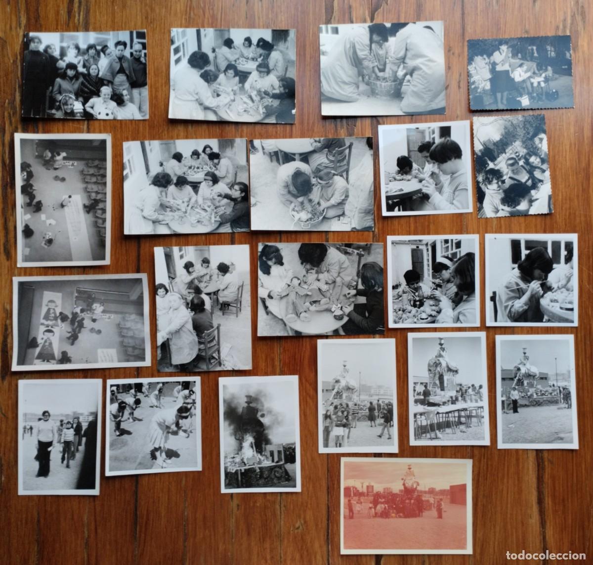 Antique Photography: Lote de fotograf&iacute;as de colegio de Educaci&oacute;n Especial a&ntilde;os 60 -70. Falla escolar- Valencia