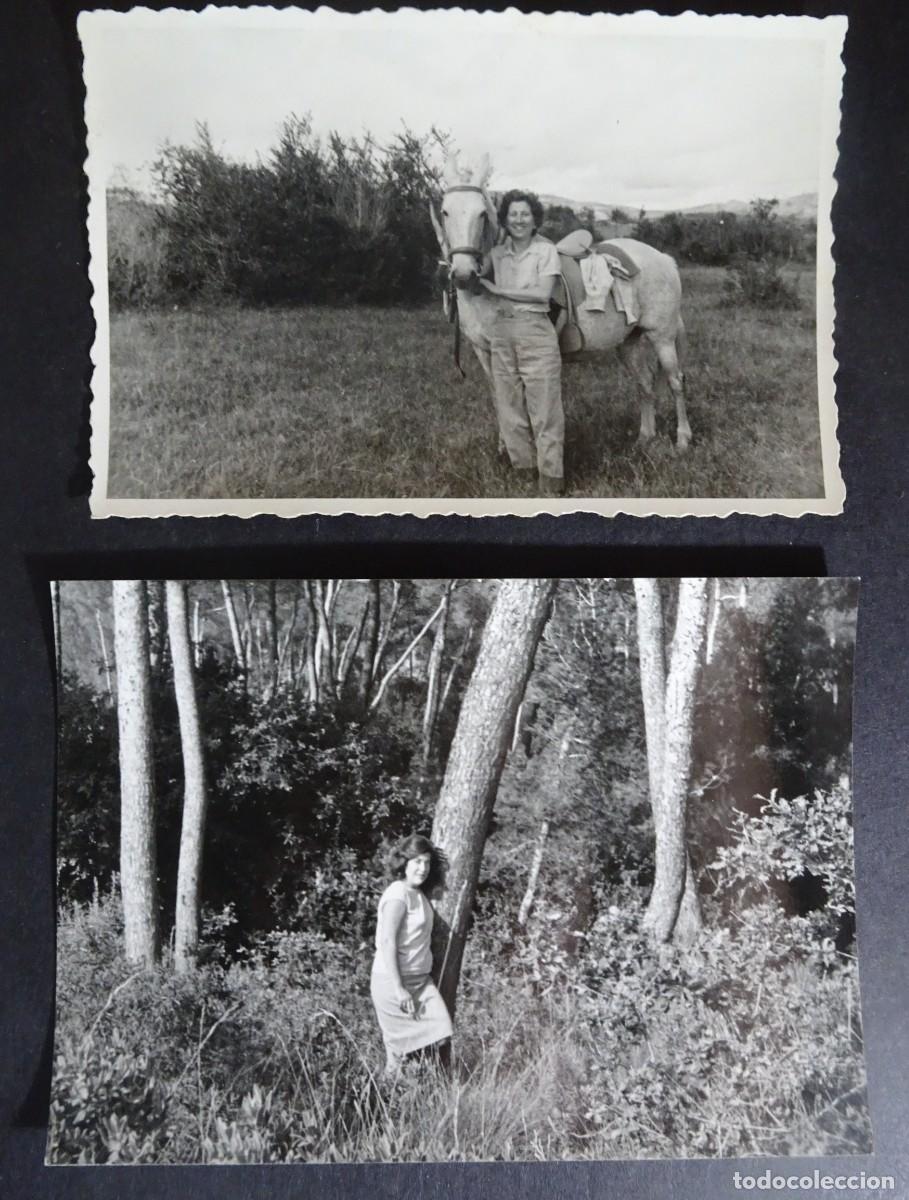 Fotograf&iacute;a antigua: 2 ANTIGUAS FOTOGRAF&Iacute;AS MUJERES POSANDO, VER FOTOS