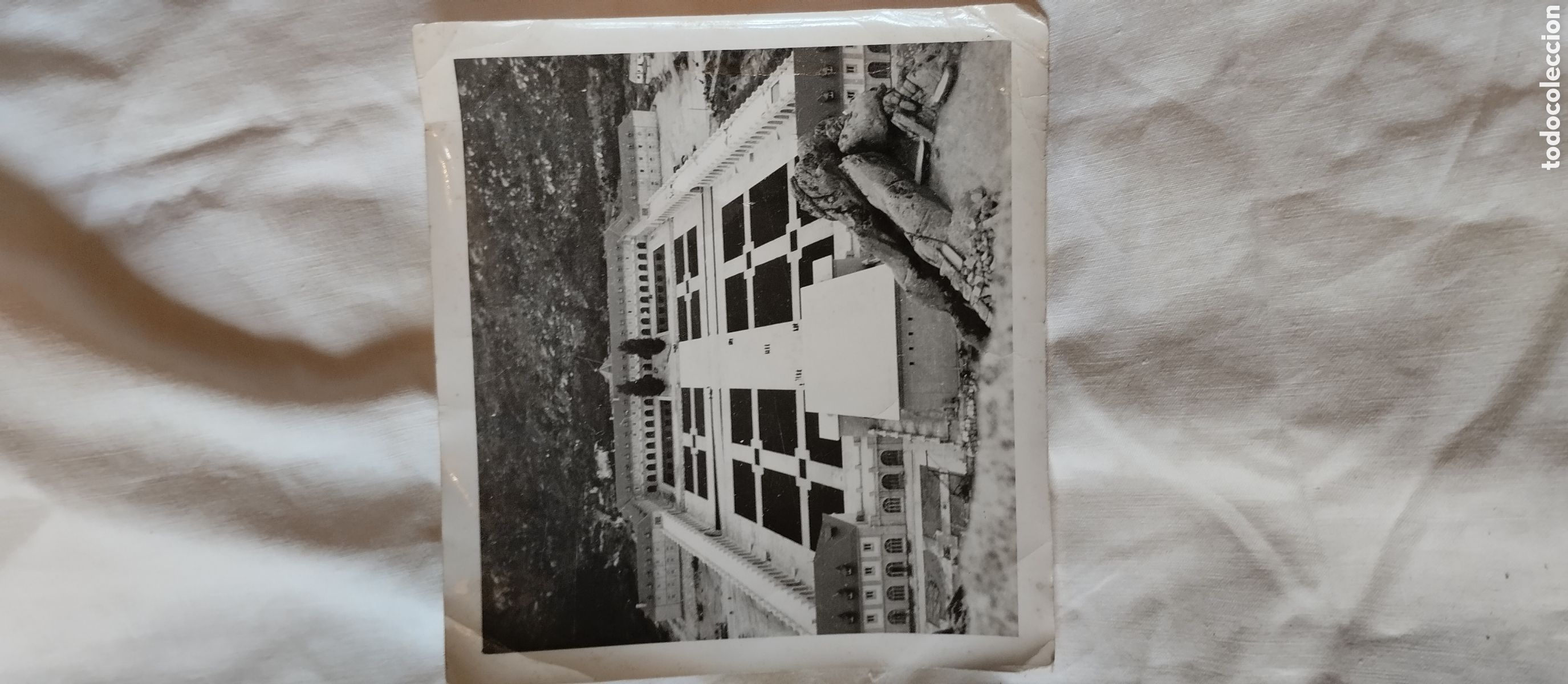 Fotografia antica: PANORAMICA OBRAS VALLE DE LOS CAIDOS . MEDIDAS 16x15cm