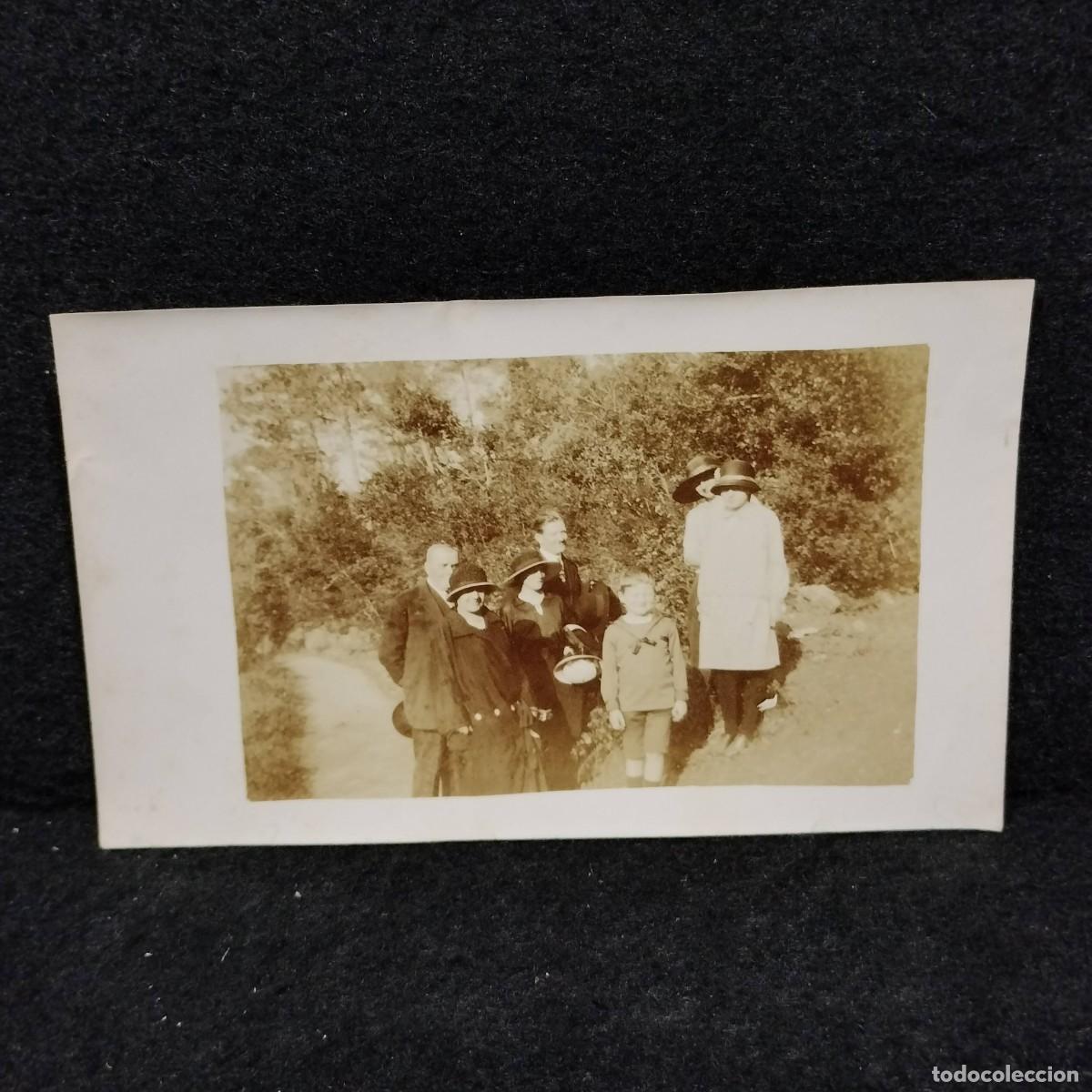 Antique Photography: ANTIGUA FOTOGRAFIA - FAMILIA EN EL CAMPO - C. 1900 - 11 cm / 174