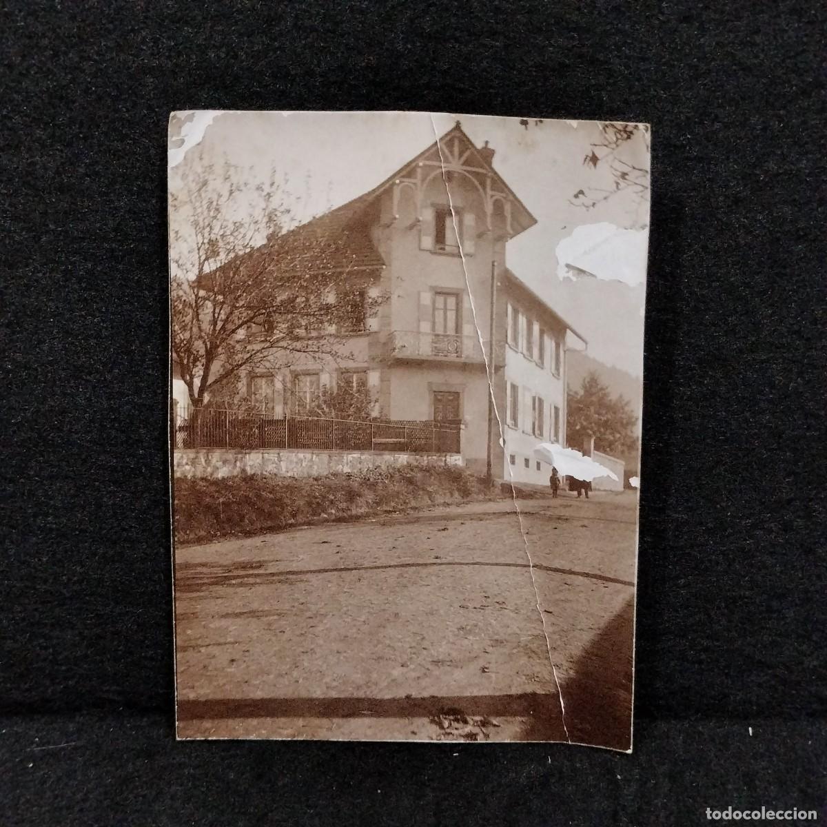 Photographie ancienne: ANTIGUA FOTOGRAFIA - GRAN EDIFICIO A CATALOGAR - C. 1900 - 11 cm / 233