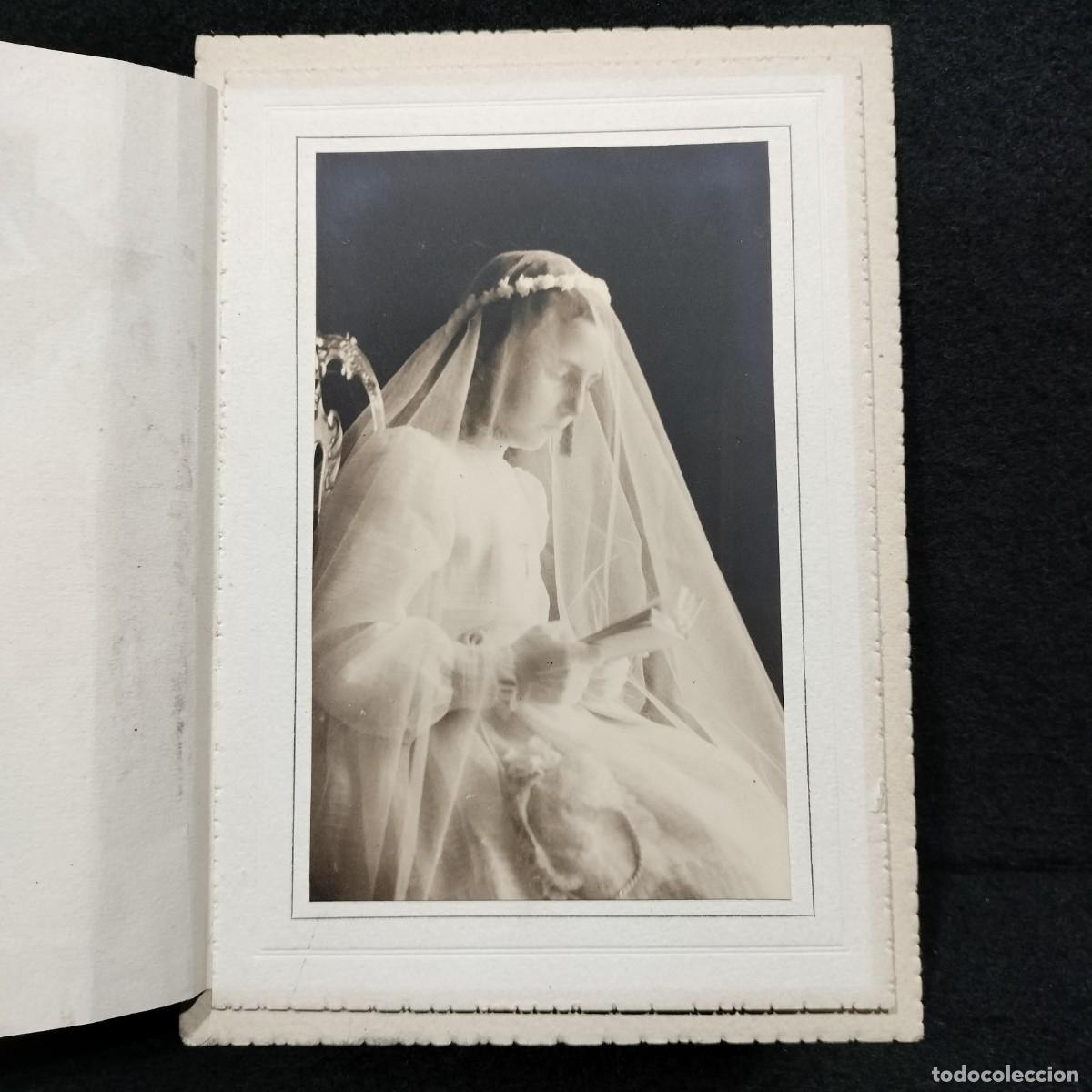 Photographie ancienne: ANTIGUA FOTOGRAFIA - NI&Ntilde;A EN LA PRIMERA COMUNION - 18 cm / 326