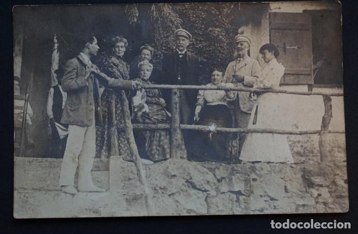 Fotograf&iacute;a antigua: Antigua foto-postal de 9x14 cm.