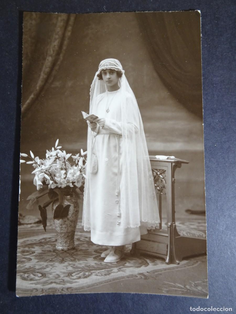 Fotografia antica: ANTIGUA FOTOGRAF&Iacute;A DE ESTUDIO, NI&Ntilde;A COMUNI&Oacute;N, VER FOTOS
