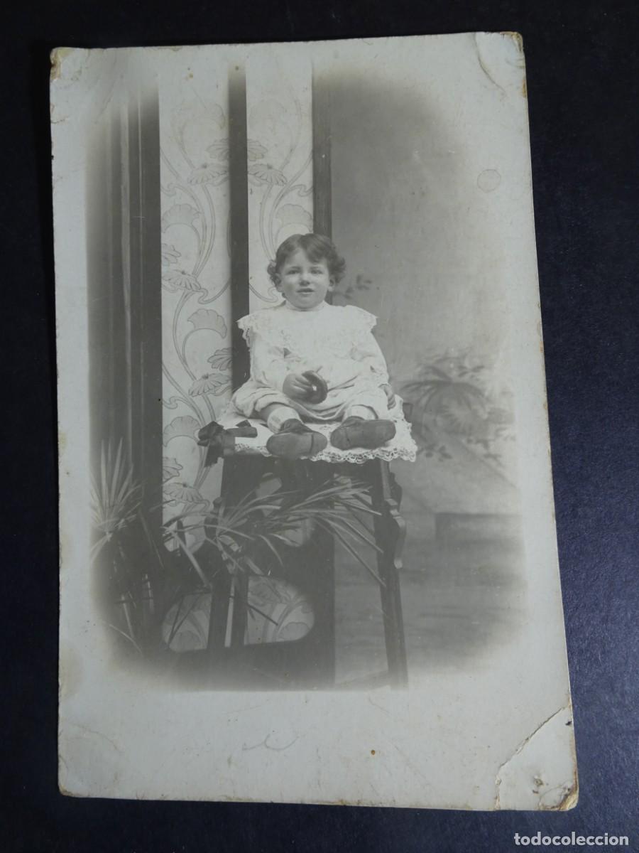 Fotograf&iacute;a antigua: ANTIGUA FOTOGRAF&Iacute;A DE ESTUDIO , NI&Ntilde;A POSANDO, VER FOTOS