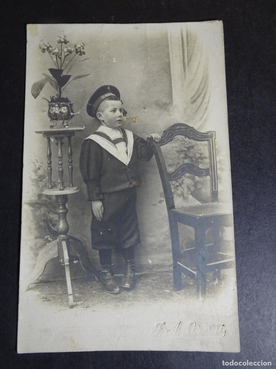 Fotograf&iacute;a antigua: ANTIGUA FOTOGRAF&Iacute;A DE ESTUDIO, NI&Ntilde;O POSANDO, VER FOTOS