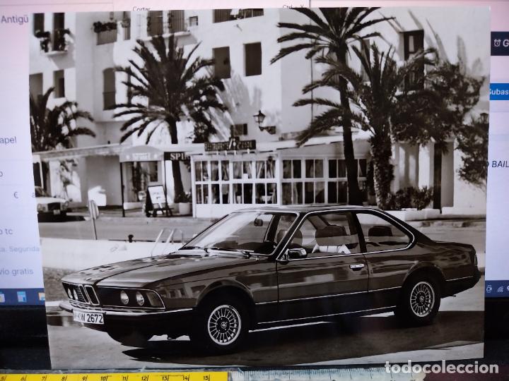 Fotograf&iacute;a antigua: BMW 630 CS - 633 CSI FOTO PRESS LANZAMIENTO 22,2 X 17,7 CM PALMERAS