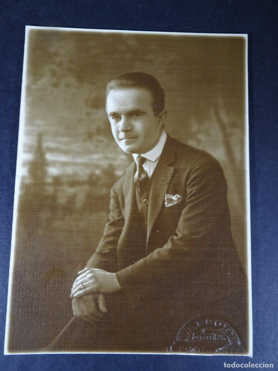 Fotograf&iacute;a antigua: ANTIGUA FOTOGRAF&Iacute;A DE ESTUDIO, HOMBRE TRAJE DE &Eacute;POCA, VER FOTOS
